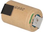 Batteria Ricaricabile Panasonic 4/5 Sub-C 1,2V / 2000Mah HHR-20SCP Z Etichetta A Saldare Rivestimento In Cartone