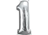 Amscan® 3195501 Palloncino In Foil Xl Numero 1 - Argento