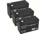 Batteria Compatibile Tante Paula Scooter Elettrico 36V 3X 12V 9Ah Agm Piombo