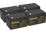 Batteria Compatibile Con Lo Scooter Elettrico, Ad Esempio Sxt 1000 Xl 4X 12V 12Ah Agm Al Piombo