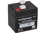 Batteria Al Piombo Multipower MP1-6 Pb 6V / 1Ah