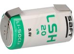 Batteria Saft Al Litio 3,6V Lsh 20 D - Cella Con Etichetta Di Saldatura A U