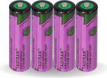 4X Tadiran Batteria Al Litio 3,6V Sl 760/S Aa - Cellula Lisocl2 2200Mah