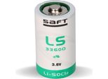Batteria Saft Al Litio 3,6V Ls 33600 D Mono Cellula