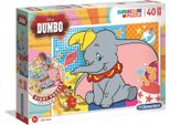 Clementoni Puzzle Supercolor Dumbo Floor / 40 DíLků