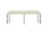 Vidaxl Padiglione A Muro 3X6 M Tessuto Crema