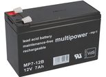Batteria Al Piombo Ad Alte Prestazioni MP7-12B Pb 12V 7Ah Vds Faston 6,3 Mm