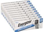 100X Energizer Ultimate Battery Al Litio LR06 1,5V Aa Mignon L91