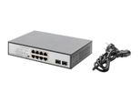 Digitus DN-95140 - Switch - Non Gestito - 6 X 10/100/1000 (Poe++) + 2 X 10/100/1000 + 2 X Gigabit Sfp (Uplink) - Desktop,