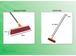 Novaliv Scopa Stradale 60 Cm Testa Di Scopa I Scopa Senza Manico I Elaston Rosso I Grosso I Scopa Industriale Scopa Per Spazzare Scopa Da Giardino Scopa Da Giardino Scopa Da Giardino