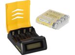 Batterie Ricaricabili Mignon Aa - Set Con Stazione Di Ricarica E Batterie Ricaricabili Box Batterie Premium