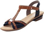 Rieker Sandalo Da Donna Blu Marrone