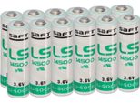 12X Batteria Saft Al Litio 3,6V LS14500 Aa - Cellula