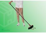 Novaliv 1X Scopa Con Setole A V 40 Cm Elaston Verde/Rosso | Scopa Con Manico Telescopico | Scopa Da Strada Scopa Da Giardino Scopa Industriale Scopa Da Cortile Scopa Multiuso Scopa Di Grande Capacità Scopa Da Giardino Scopa Da Strada