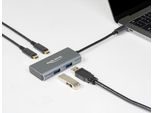 Delock 63260 Delock Hub Usb 3.2Gen2 Typ-C 2Xtyp-A Bu 2Xtyp-C Bu Extern