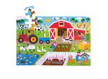 Bigjigs Toys Puzzle Da Pavimento Fattoria 48 Pezzi