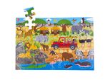 Bigjigs Toys Puzzle Da Pavimento Avventura Africana 48 Pezzi