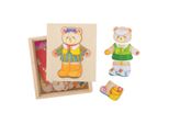 Bigjigs Toys Puzzle Della Signora Orso Da Vestire