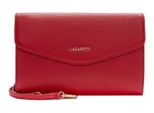 Lazarotti Pelle Pochette Borsa A Tracolla Bologna Leather Clutch Red Rosso