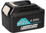 Batteria Compatibile Con Makita BL1021B BL1041B 12V 3000Mah Li-Ion