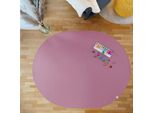 Tappeto Ovale Sanosoft 160X200Cm Rosa