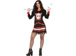 Halloween Hockey Abbigliamento Spaventoso Sportivo Costume Spavento Schizzi Di Sangue Figura Oscura Mistero Rosso Nero Figura Mascherata Tema Minaccioso, Taglia: 38 - 40 (M) Colore: Nero