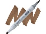 Copic Ciao Pennello E Scalpello Bifacciale, E59 Noce