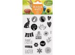 Heitmann Eierfarben 1018605 34 Heitmann Eierfarben Aufkleber Black & White Ostern