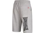 Pantaloncini Da Uomo Regular Fit Balnabruich Marl Grigio/Nero L Lonsdale