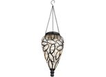 Globo Luce Solare Giardino Goccia 10Cm Lampada Solare Luce Esterna Solare 36131