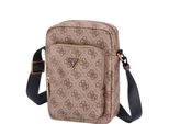 Guess Borsa A Tracolla Da Uomo Vezzola Eco Beige-Marrone