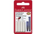 5X Faber-Castell 183996 Gomma Di Ricambio Gomma Per Penna In Plastica Su Blister