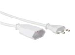 Cavo Prolunga - 1,8 M - Bianco - 2G0,75 - Cee 7/16 "Europlug""+ C7"