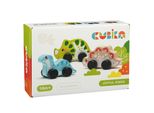 Cubika, Giocattolo In Legno, Set Gioco Dinosauri In Legno, Multicolore