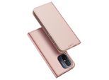 Skin Pro Sleeve Compatibile Con Xiaomi Redmi 12C/11A/Poco C55 Flip Cover Card Wallet Stand Rosa