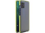 Custodia In Tpu Trasparente A Molla Per Xiaomi Redmi 10X 4G/Redmi Note 9 - Giallo KP8581
