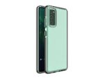 Custodia Spring Tpu Trasparente Con Cornice Colorata Per Xiaomi Redmi Note 10 Pro, Nero