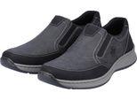 Rieker Scarpe Da Uomo Slip-On Mocassini Slip-On Nero Tempo Libero, Numero Di Scarpe: 42 Eu