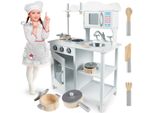 Ricokids Cucina In Legno Per Bambini 60 X 30 X 85 Cm