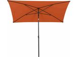 Siena Garden Ombrellone A Palo Centro Città Antracite/Terracotta 140X210Cm