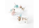 Set Per Cani - Figure In Cartapesta Con Decoupage, A Partire Da 6 Anni