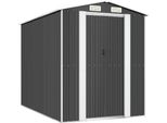 Vidaxl Capanno Per Attrezzi Antracite 192X274X223 Cm Acciaio Zincato