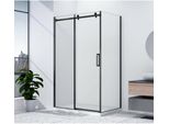 Dragon Black Cabina Doccia Rettangolare 1200X900Mm Variante L/R