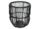 Lanterna Clayre & Eef Ø 10X12 Cm Metallo Nero