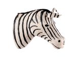 Clayre & Eef Decorazione Murale Zebra 27 Cm Carta Bianca Nera