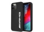 Amg Amhcp12Lsglbgn Iphone 12 Pro Max6.7 Nero/Nero Custodia Rigida In Silicone Big Logo