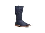 Clarks Tildygrace Inf Scarpe Con Cerniera In Pelle Blu Navy Per Bambini 30