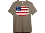 T-Shirt Paulgos Da Uomo "American Flag"", Bandiera, America, Usa, Stati Uniti, America"