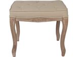 Sgabello Clayre & Eef 50X36X47 Cm Legno Marrone Beige
