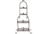 Portapiante Clayre & Eef 74X39X160 Cm In Metallo Marrone